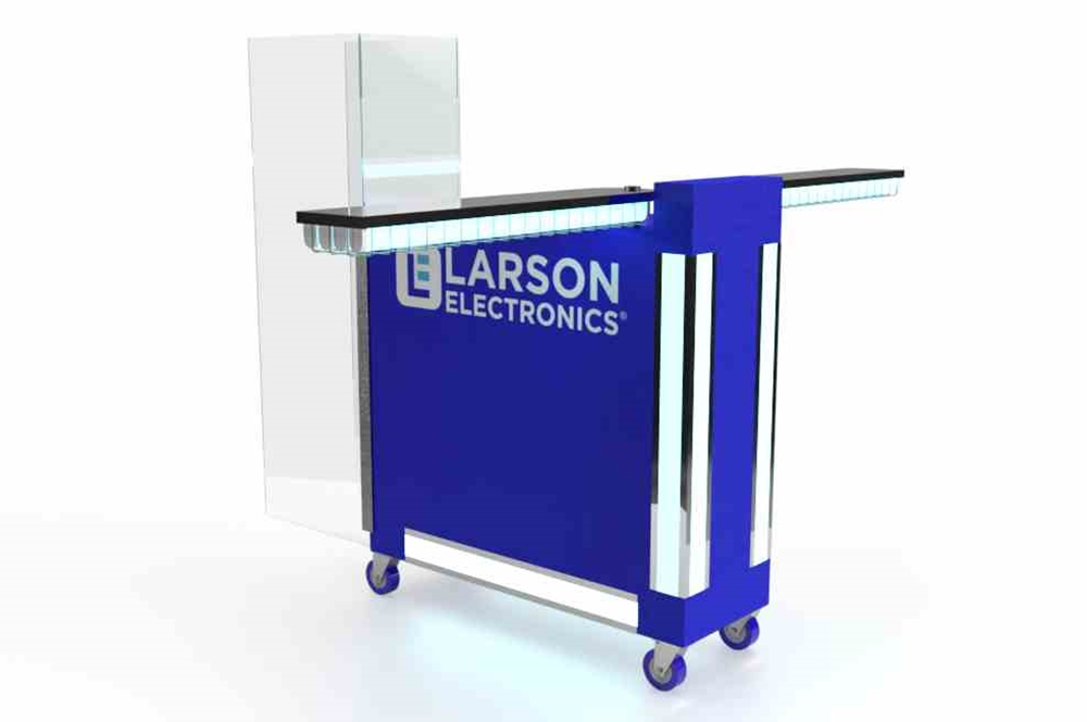 Larson Electronics - Aircraft UV Sanitation Cart - (2) Adj. Arms, (12 ...