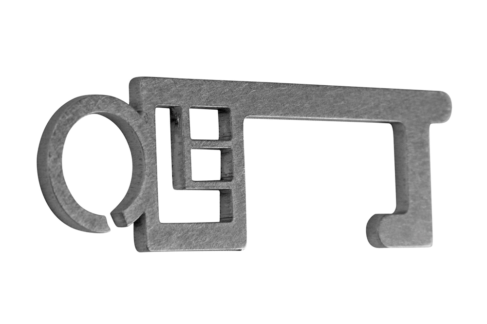 Larson Electronics - No-touch Key - C-hook Design - Stainless Steel ...