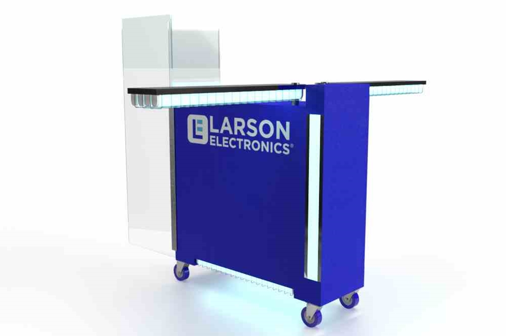 Larson Electronics - Aircraft UV Sanitation Cart - (2) Adj. Arms, (16 ...