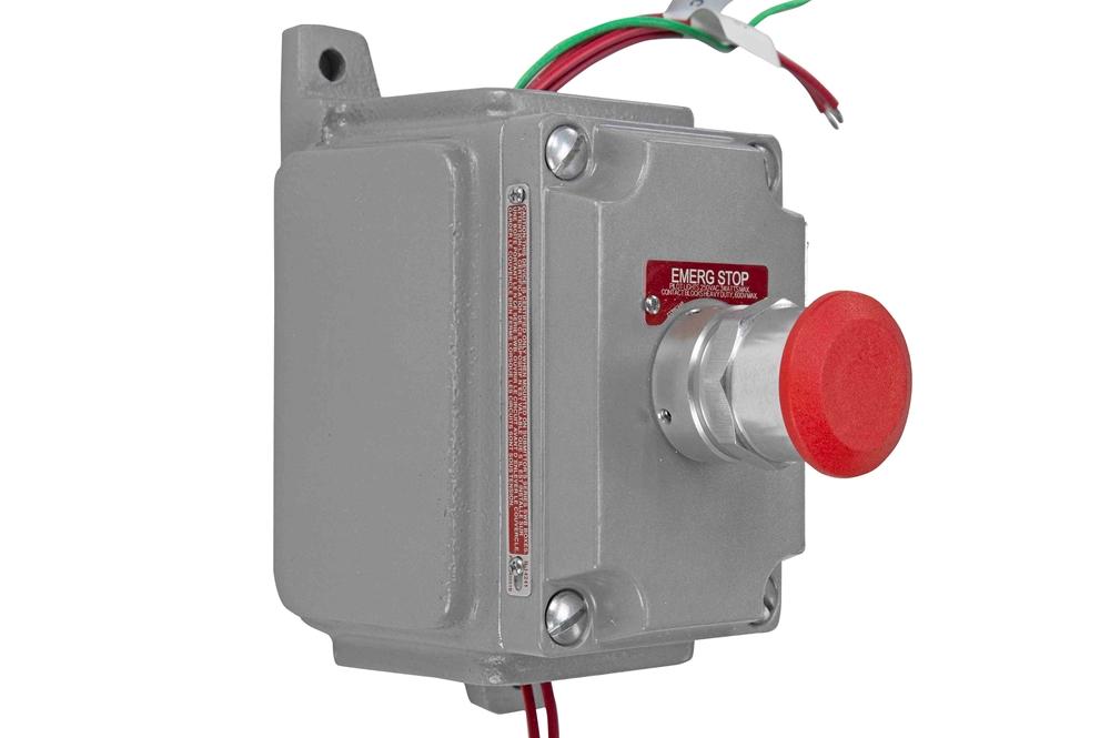 Larson Electronics - Explosion Proof Momentary Mushroom Push Button ...