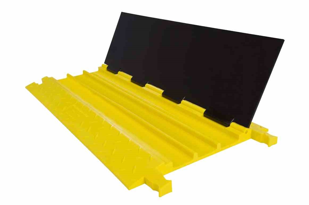 Larson Electronics - 3-Channel Cable Protector Ramp - Accommodates 0.75 ...