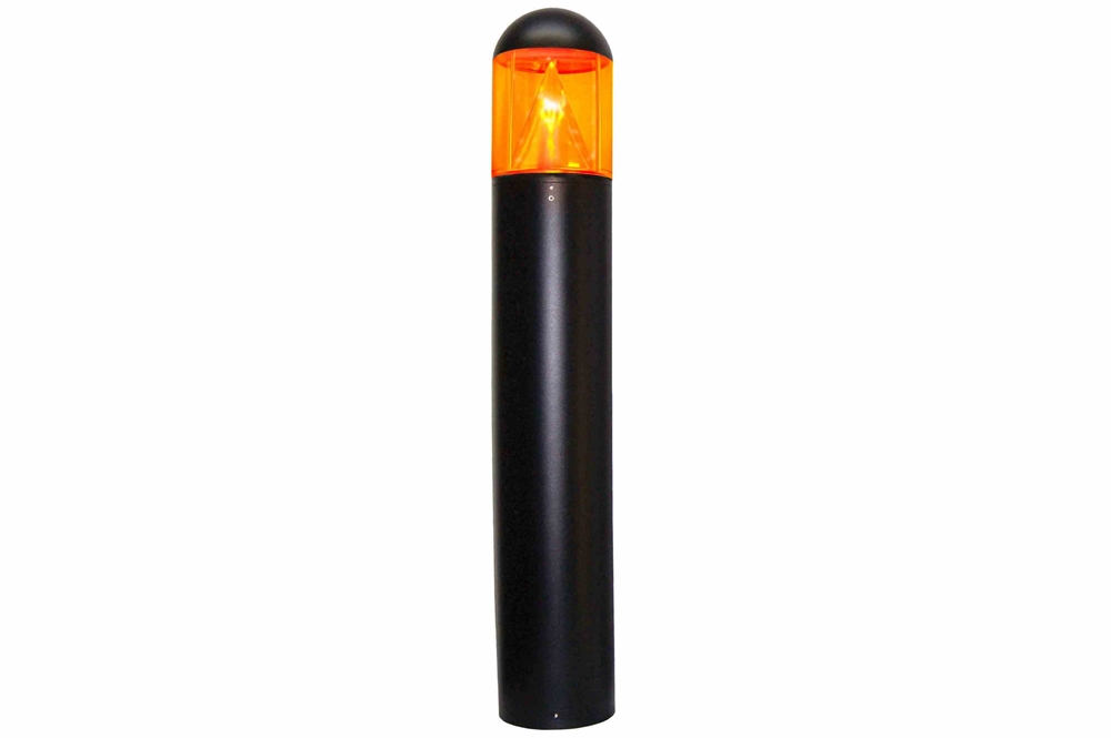 Larson Electronics - 15W Round Dome Top LED Bollard Strobe Light - 120 ...