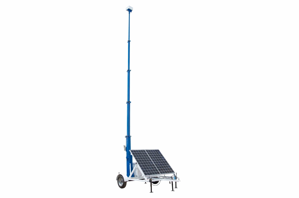 Larson Electronics - Portable Solar Equipment Tower - 10'-16' Mast - (2 ...