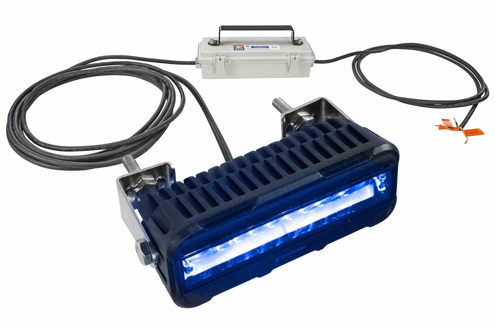 Larson Electronics - 27W LED Forklift Zone Light - Pedestrian Safety ...