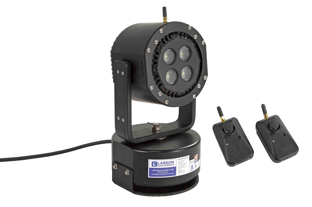 Larson Electronics - Motorized Infrared LED Combination Spotlight - 12V ...