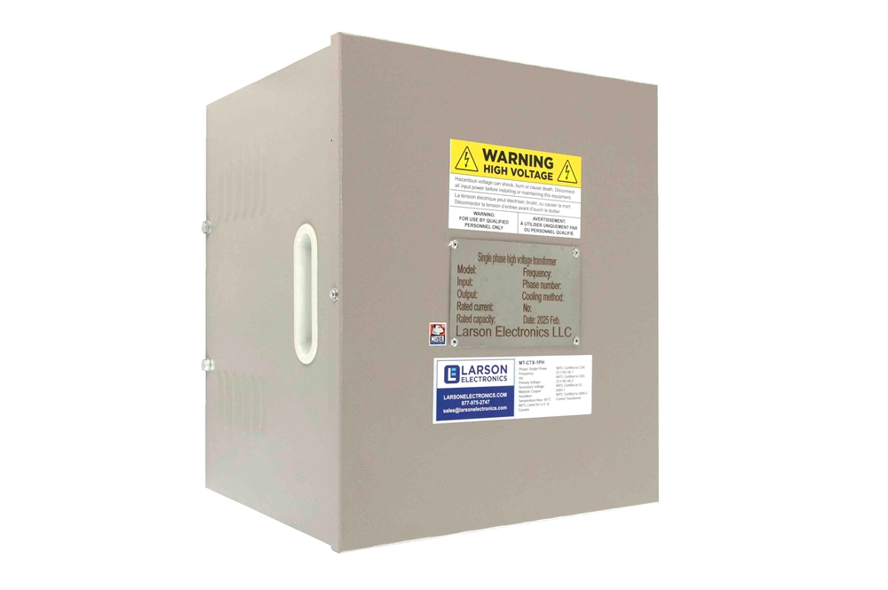 Larson Electronics - 5 kVA Control Transformer - 4160V Input, 120V ...