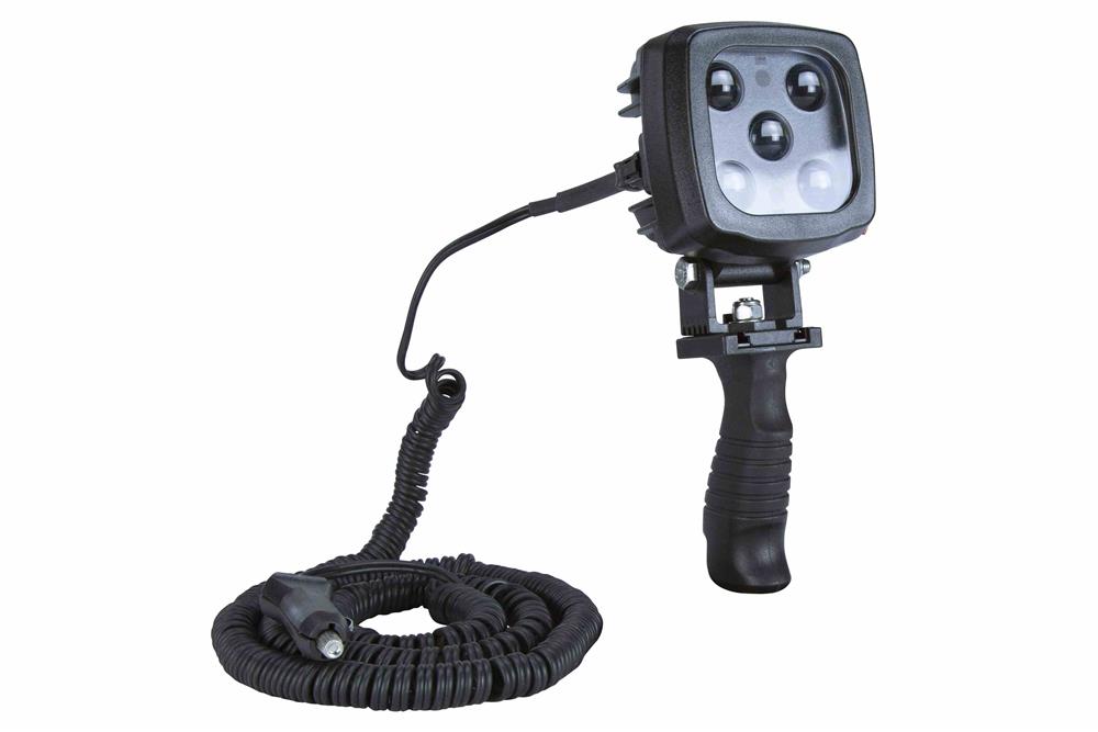 Larson Electronics - 25W White LED Handheld Hunting Spotlight - 2250 ...