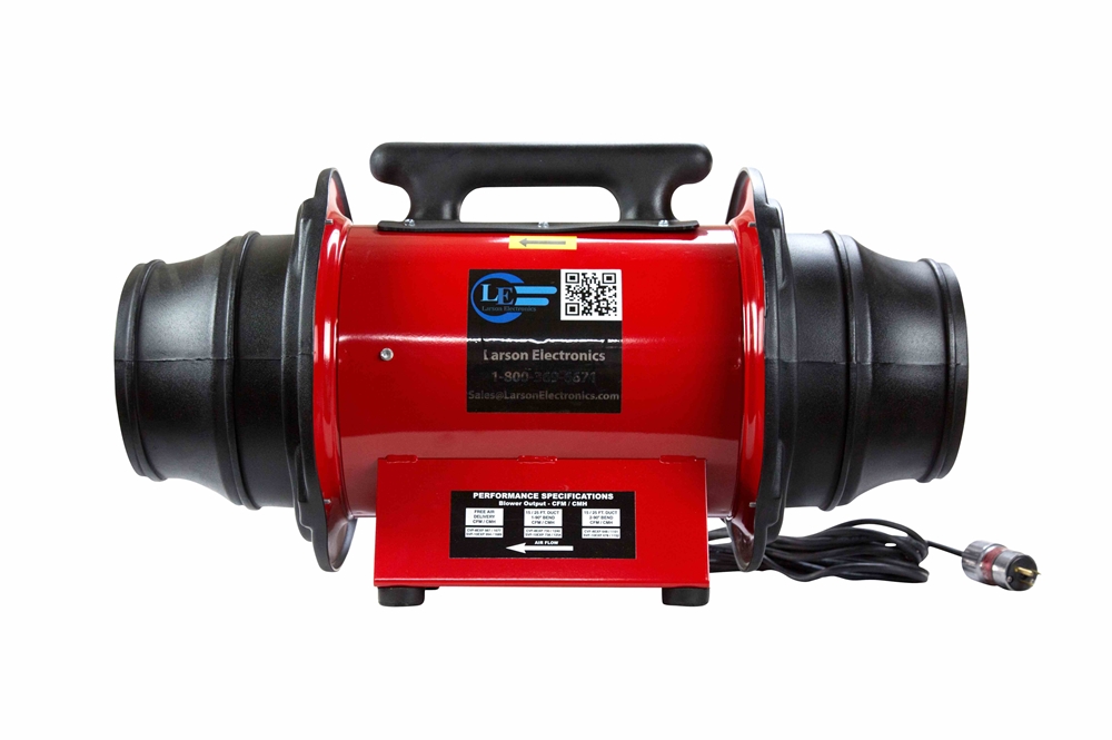 Larson Electronics - Explosion Proof Electric Inline Axial Fan - 24V ...