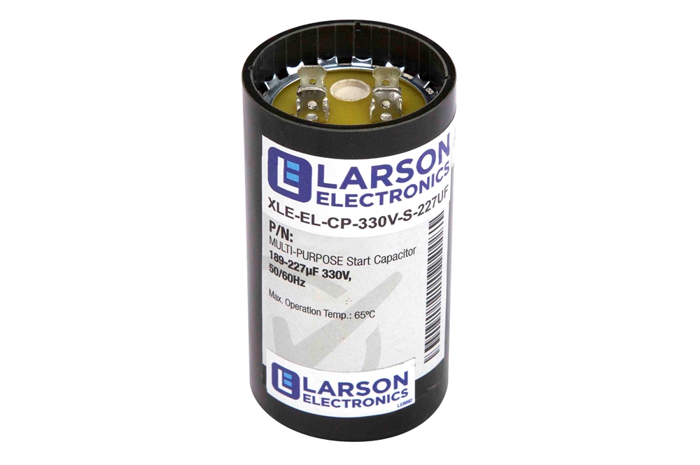 Larson Electronics - 50 KVAR Round Motor Start Capacitor, 3 x 331.7 ...