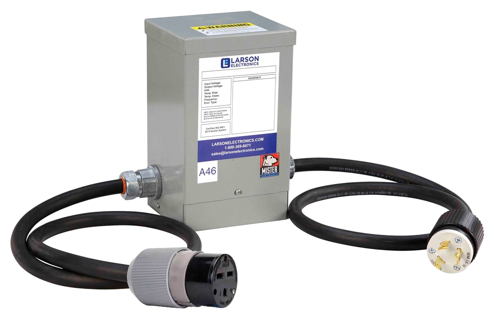 Larson Electronics - 1-Phase Buck/Boost Step-Up Prewired Transformer ...