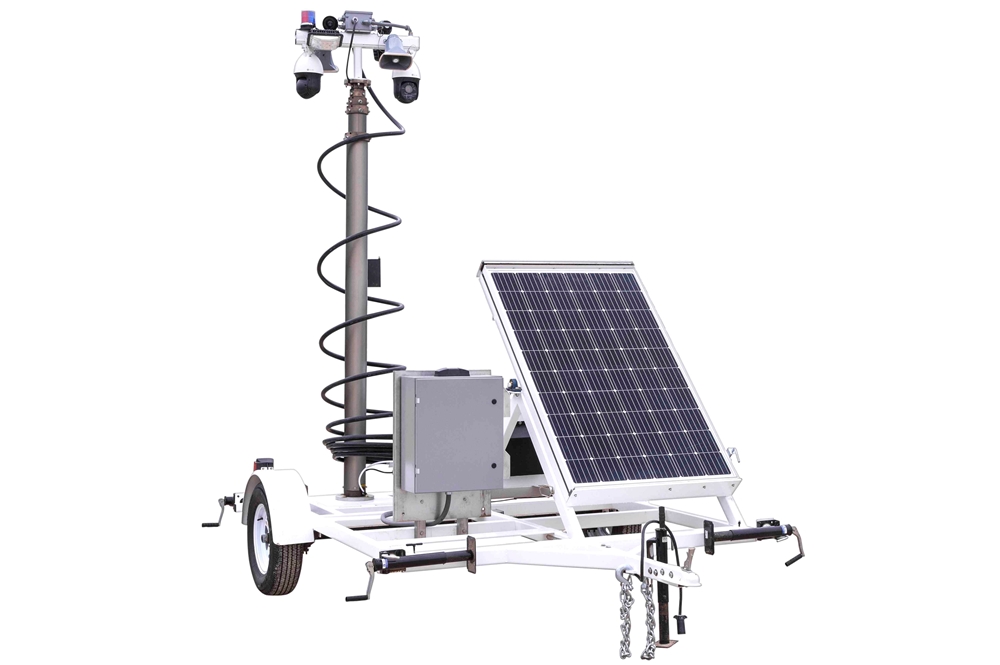 Larson Electronics - *RENTAL* 600W Solar Powered Security Mast - (2 ...