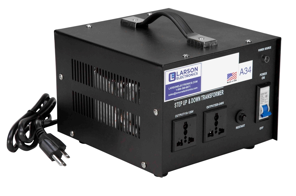 Larson Electronics - 5000 Watt Voltage Converter Transformer - 220V ...