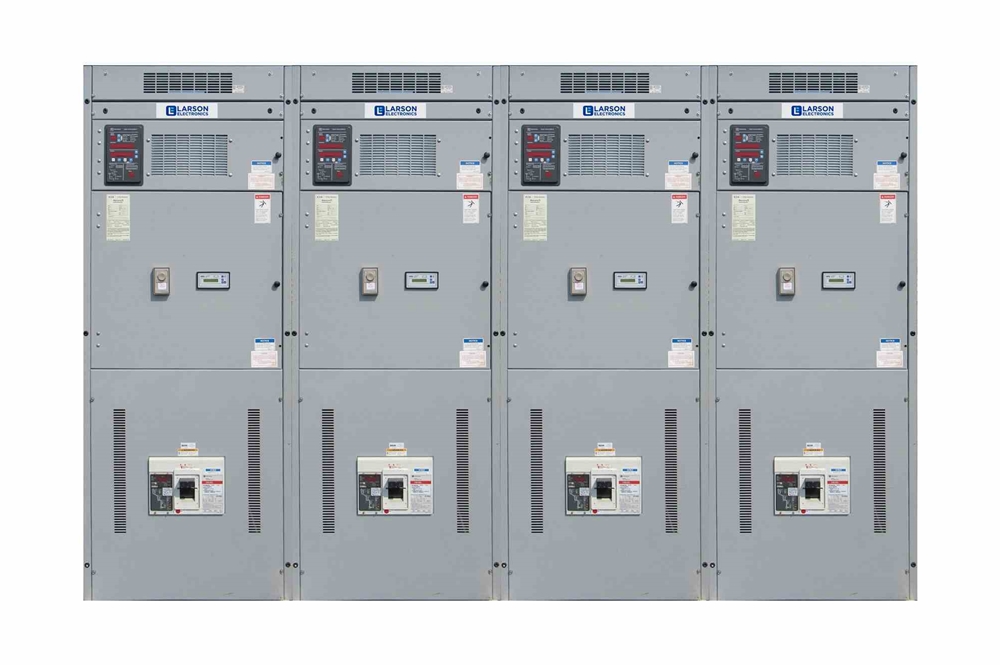 Larson Electronics - Metal Enclosed Switchgear, 200 Amp, 13.2 KV AC, 3 ...