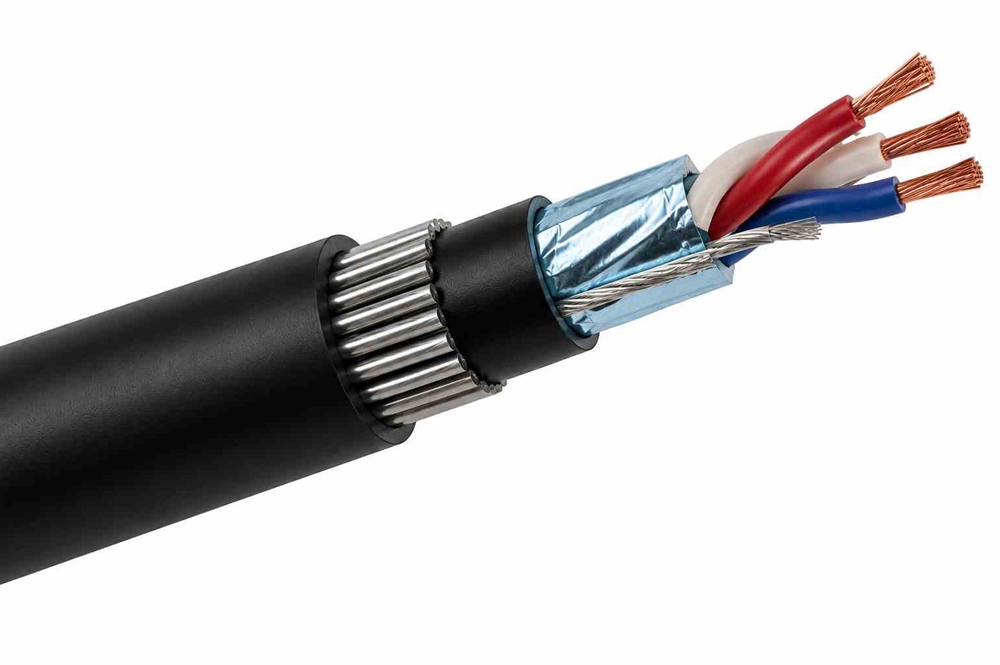 Larson Electronics - 1-Triad 1.5mm² Shielded RTD Cable - XLPE/PVC - SWA ...
