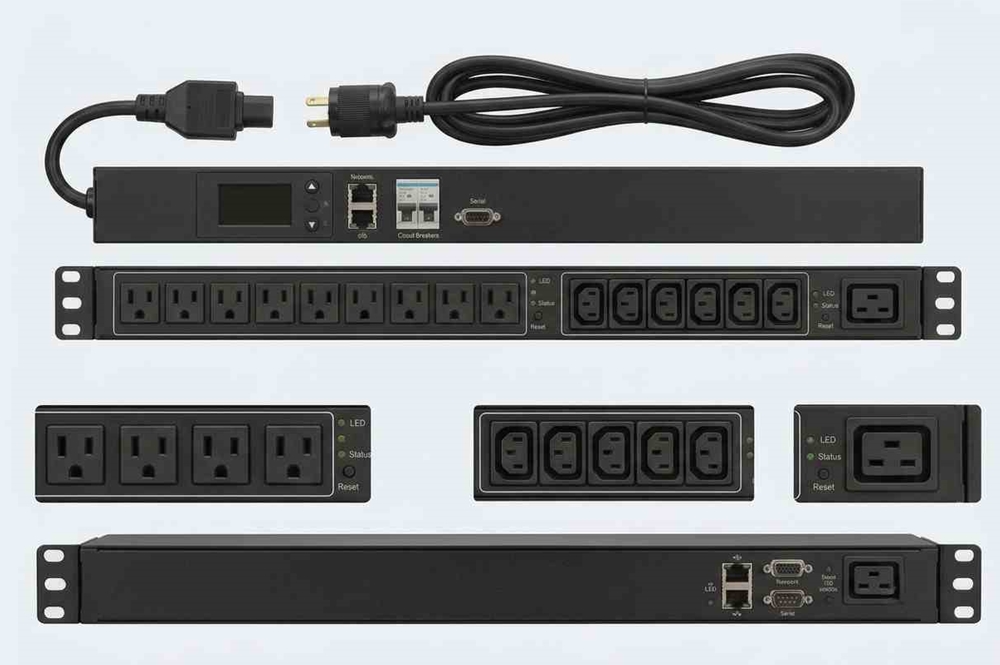 Larson Electronics - Switched Rack PDU - 208V 1PH - 30A MCB - L6-30P ...