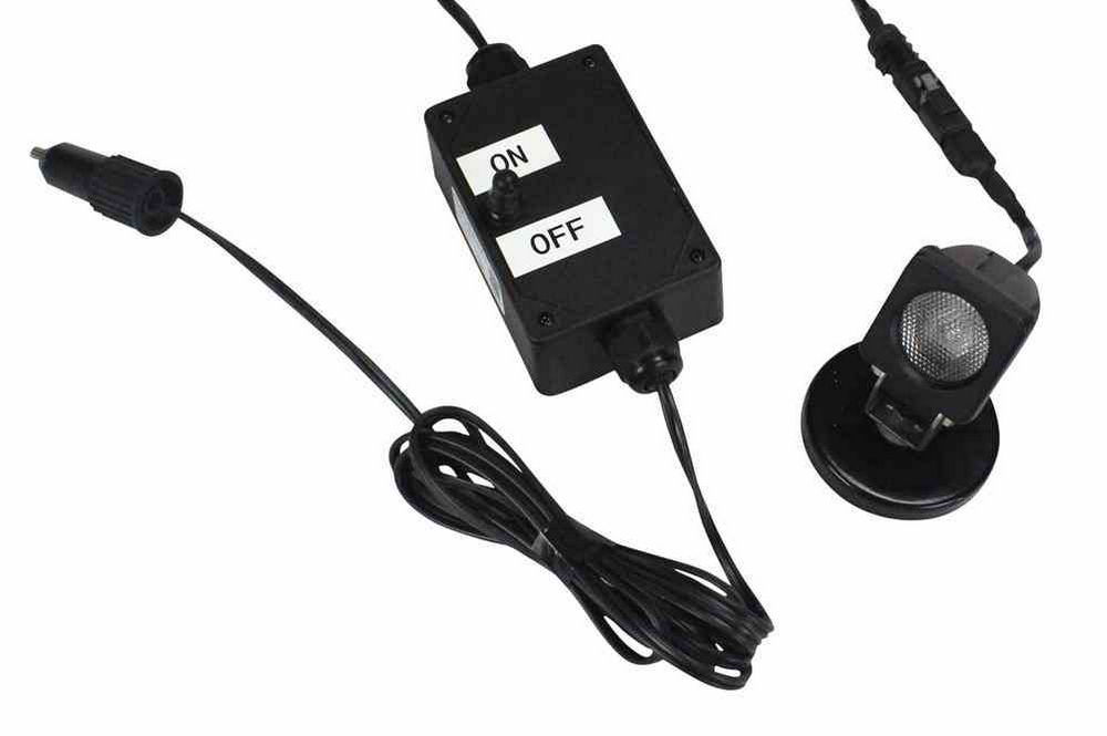 thumbnail image 2 of Prop And Scenery Lights 3-Pack Micro Effects Red LED Lights With Control – Strobe/Flash/Blink, 9 Volt (MELRD9V3P) 2 of 3