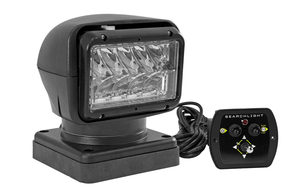 Larson Electronics - Remote Control LED Spotlight - 12-24V DC, 5000 ...
