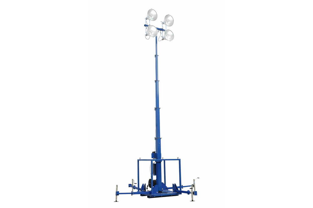 Larson Electronics - 4000 Watt Skid Mount Five Stage Light Mast ...