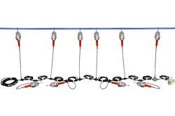 Explosion Proof LED String Lights - 10 lights - Daisy Chain Connection - 12/3 SOOW - 12' Spacing