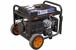 7000 Watt Air Cooled Gasoline Powered Portable Generator w/ Wheels - Electric Start - 120/240V