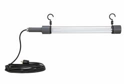 14 Watt LED Drop Light/Task Light with Hanging Hooks - 25' Cord - 3' Tube - LED Shelter Light