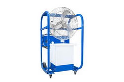 Portable Evaporative Air Mister Cooler - 8723 CFM - Water Mist Cooler - 30" OD - 34 Gallon Tank