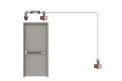 C1D1 Dual Emergency Exit Lighting System - 90 Minutes - Explosion Proof Bug Eyes Exit Sign - 120/277