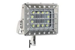 Explosion Proof 100 Watt Stanchion LED Light Fixture - Wire Guard - Class 1 Division 1