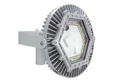 150 Watt Explosion Proof Pole Top Mount LED Light Fixture - C1D1 Group B Hydrogen - 10,000 Lumens