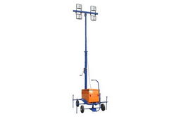 *RENTAL* Mini Rechargable LED Light Tower - (4) 60 Watt LED Lamps - 21,600 Lumens - 12 Hour Runtime