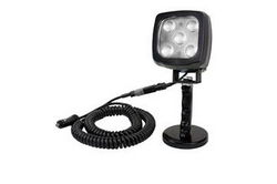 25W White LED Handheld Hunting Spotlight - 2250 Lumens - 12-24V DC - Magnetic Base - IP67