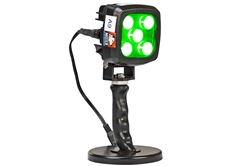 25W Green LED Handheld Hunting Spotlight - 2250 Lumens - 12-24V DC - Magnetic Base - IP67