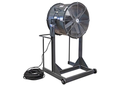 24" Explosion Proof High Velocity Fan - 5200 CFM - 1/4 HP - Class I, Group D; Class II, Groups F & G
