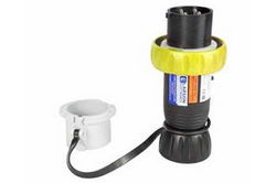 Hazardous Location Pin and Sleeve Plug - 2 Pole 3 Wire - 16 Amp - ATEX Rated