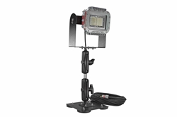 70W Explosion Proof LED Light Fixture - 6000 Lumens - C1D1&2 - Gooseneck Mount - Wiring Hub