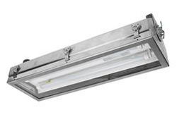 2ft Stainless Steel Hazardous Location LED Fixture - C1D2 - Corrosion Resistant - 0-10V Dimmable