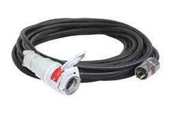 20-Amp Explosion Proof Extension Cord -1 meter 12/3 SOOW Cord - Explosion Proof Plug & Connector