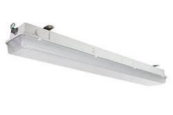 56W Hazardous Location Light Fixture, Non-Metallic, 2 LED Lamps, Dimmable, Corrosion Resistant, Marine Application, C1D2/C2D2