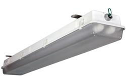 28W Hazardous Location Light Emergency Backup Fixture, Non-Metallic, 1 LED Lamp, Corrosion Resistant, Marine Application, C1D2/C2D2