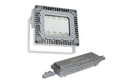 100W Explosion Proof Emergency LED Flood Light - Surface Mount - 14,000 Lumens - C1D1
