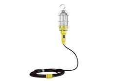 26W Vapor Proof (Waterproof) Trouble Light / Drop Light - Lexan Globe - 150' 12/3 SEOOW Cable
