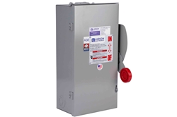 60 Amp Non-Fused Manual AC Disconnect Safety Switch - 600V AC - 3-Pole