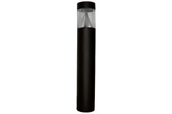 15W Round Flat Top LED Bollard Light - 120/277V AC - Cone Reflector - Wet Location Approved