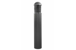 15W Round Dome Top LED Bollard Light - 120/277V AC - Vandal Resistant - Wet Location Approved