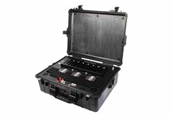6 Bay Self-Contained Lithium-ion Battery Charger - Automatic Discharge/Recharge Functionality