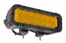 120 Watt High Intensity LED Light Bar - 12, 10W LEDs - Multiple Light Colors - Extreme Environment