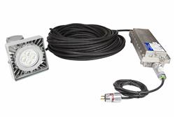 50W Explosion Proof Low Bay LED Light - 120-277VAC Stepped Down 12/24VDC