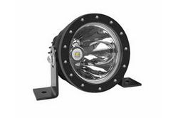25W High Intensity LED Spotlight - 12-32V DC - 1000' Spot Beam - IP68 Submersible - Round Housing