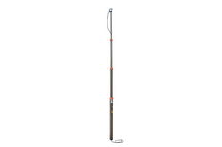 13.5' Pneumatic Light Mast w/ 2x CAT5e 4x18AWG Internal Cable - 4 Stage - 4.5 to 13.5 Ft - Air Boom
