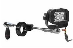 12W High Intensity Bar Clamp Mounted LED Infrared Spotlight - (4) 3W LED - 10" Shaft - 720 Lumens